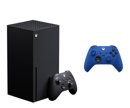 Konsola Xbox Series Microsoft Xbox Series X + Xbox Series Controller - Blue